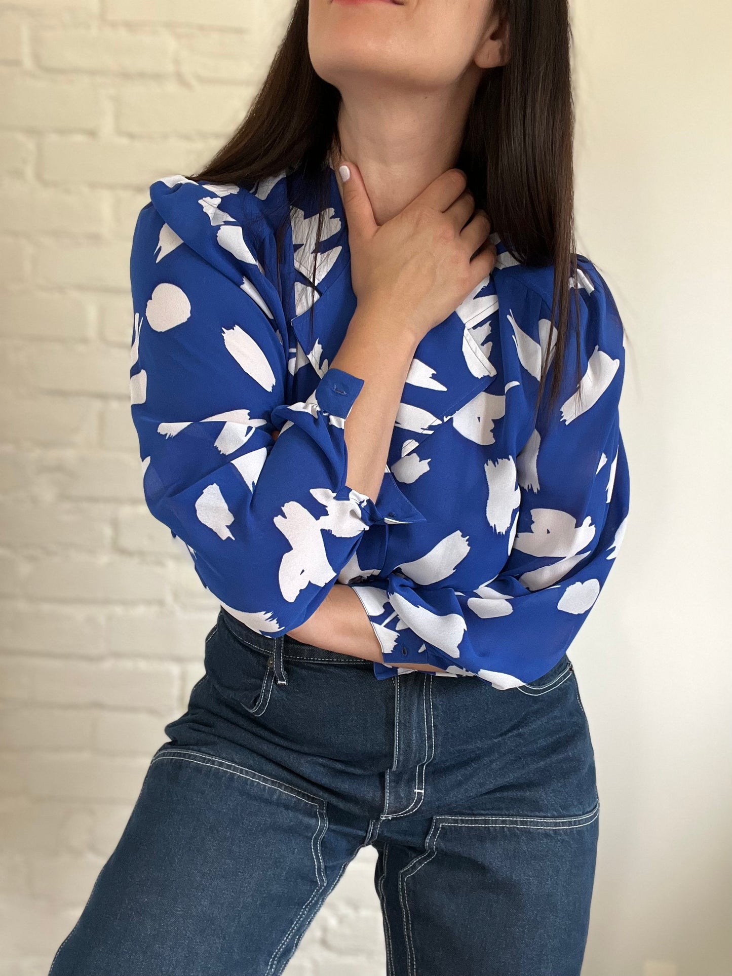 Abstract Art Blouse - Size M/L