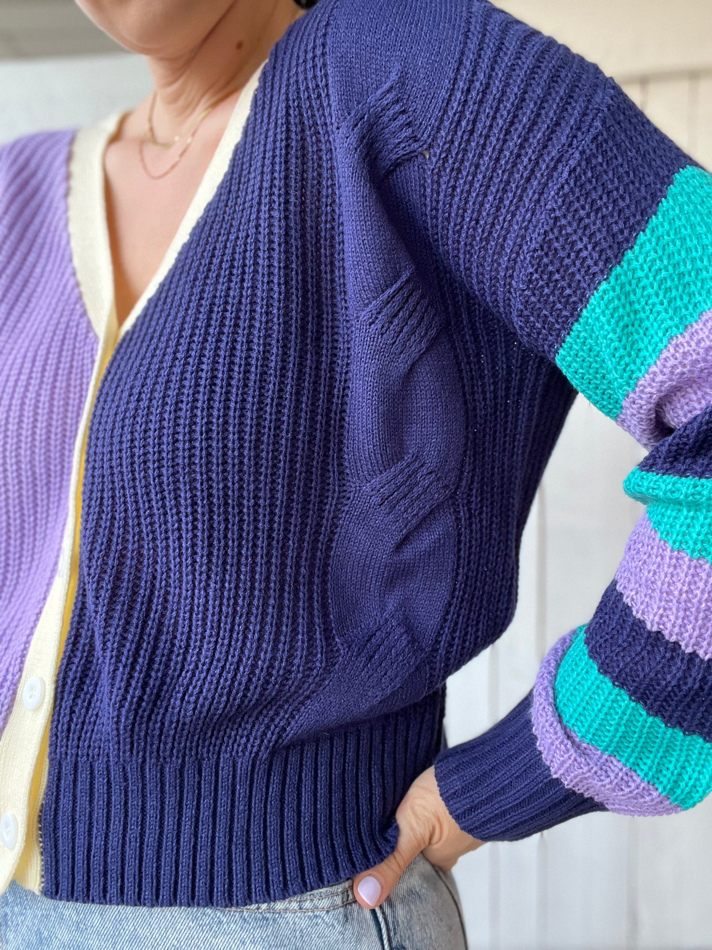 Preppy Cardigan - Size M