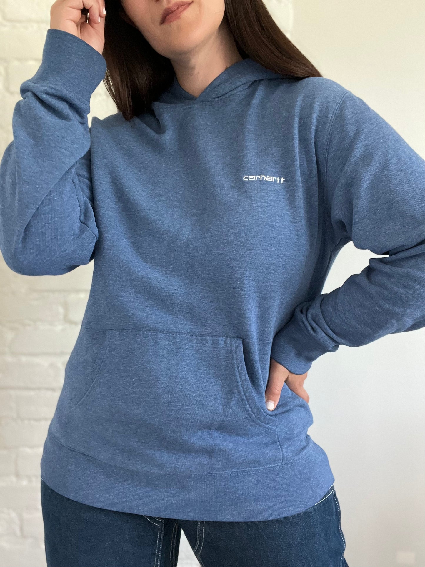 Blue Carhartt Hoodie  - Size M