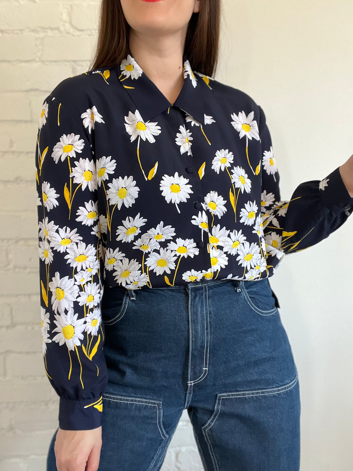 Sunflower Burst Blouse - XL