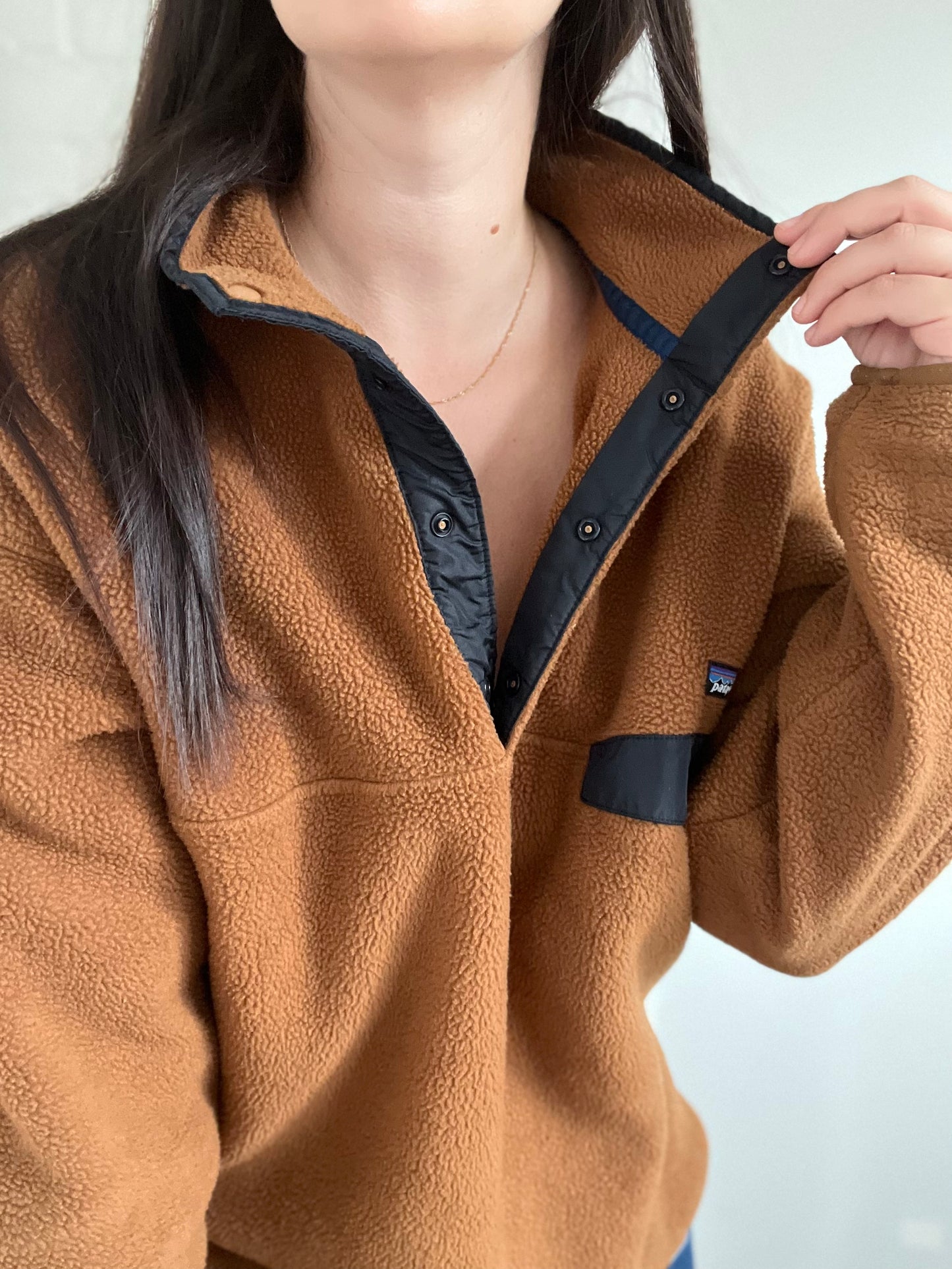 Caramel Patagonia Synchilla Fleece - Size XL