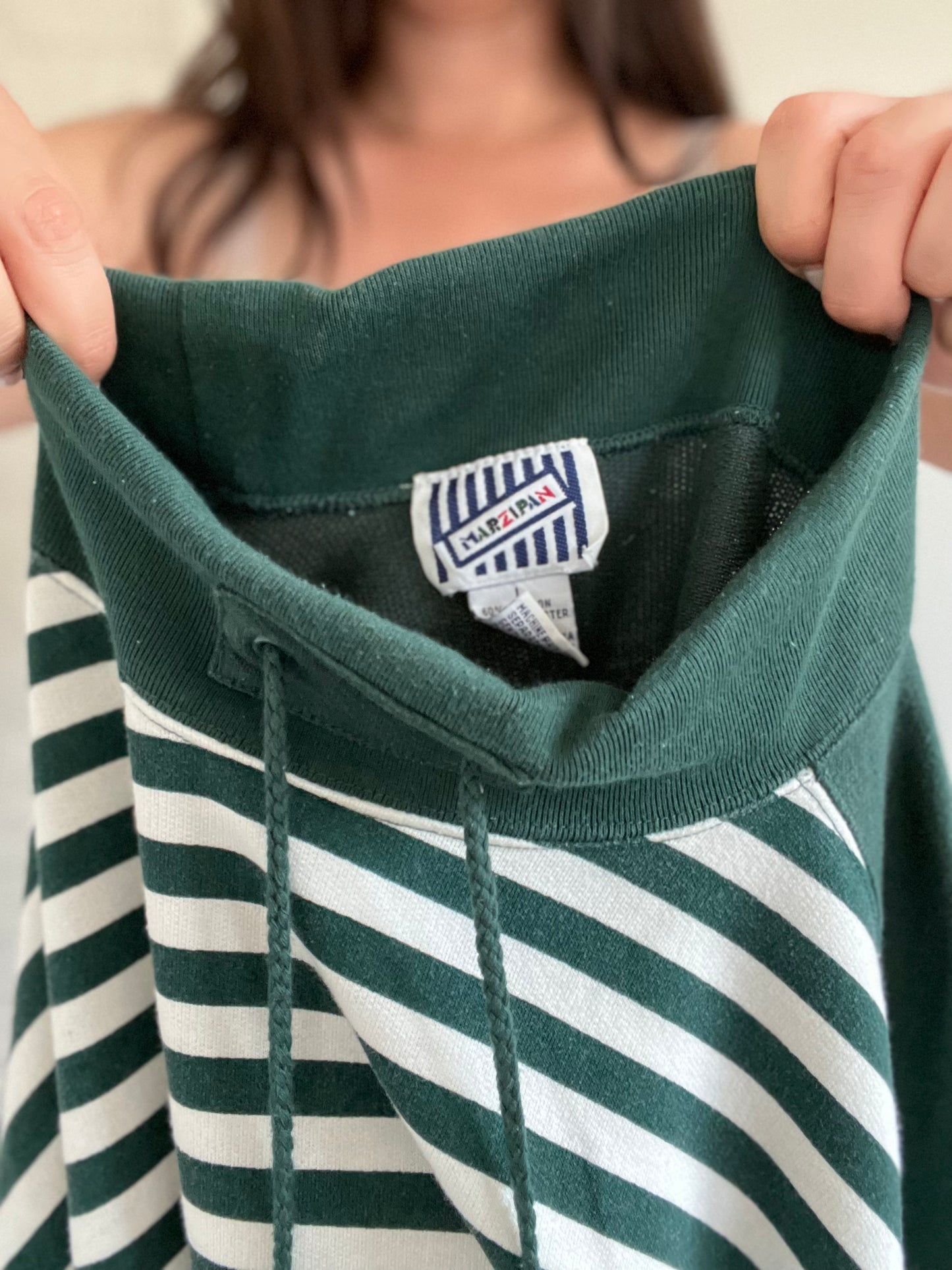 Striped Rugby Style Sweater - Size L