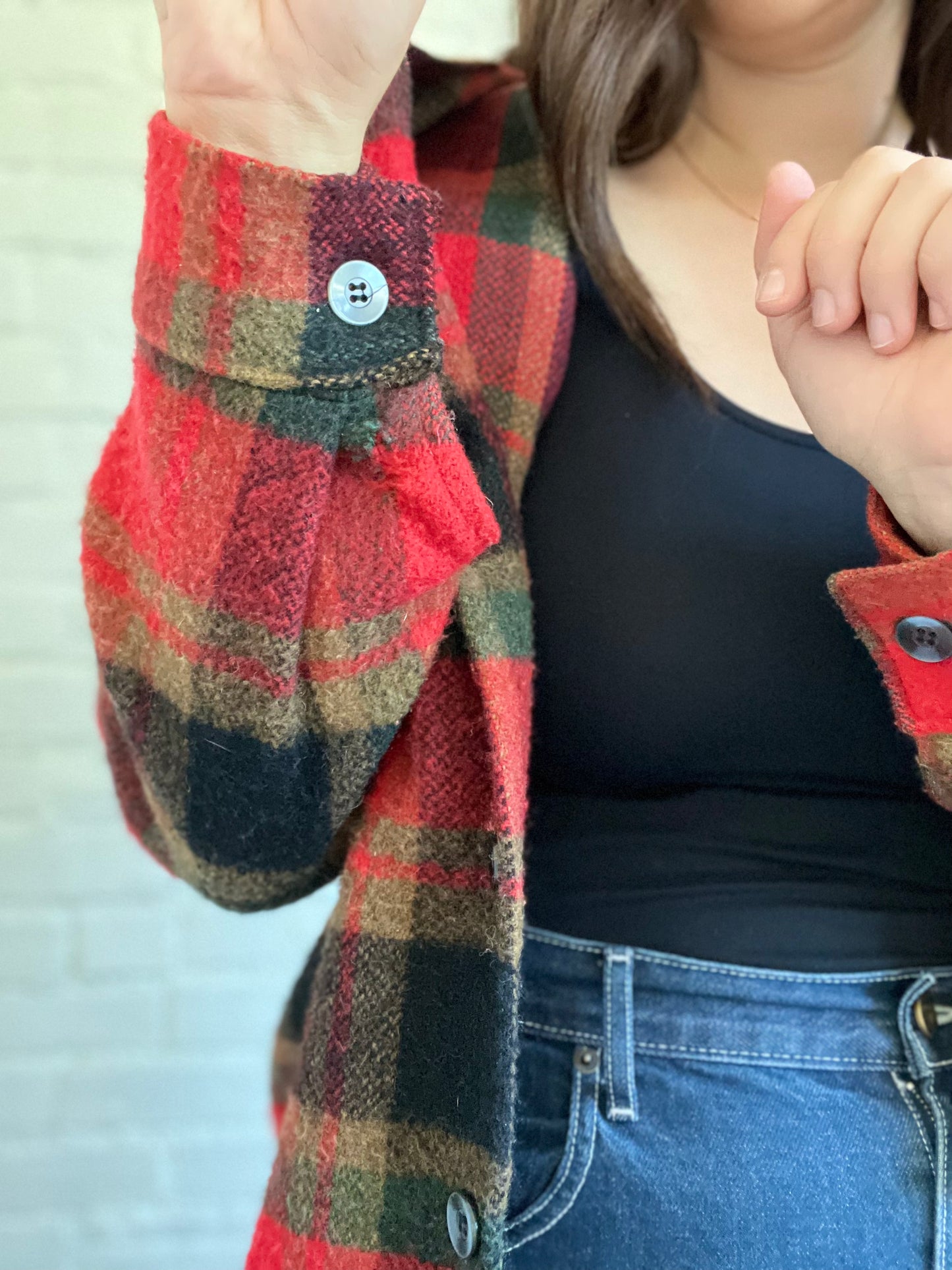 100% Wool Lumber Jac Shacket - Size M