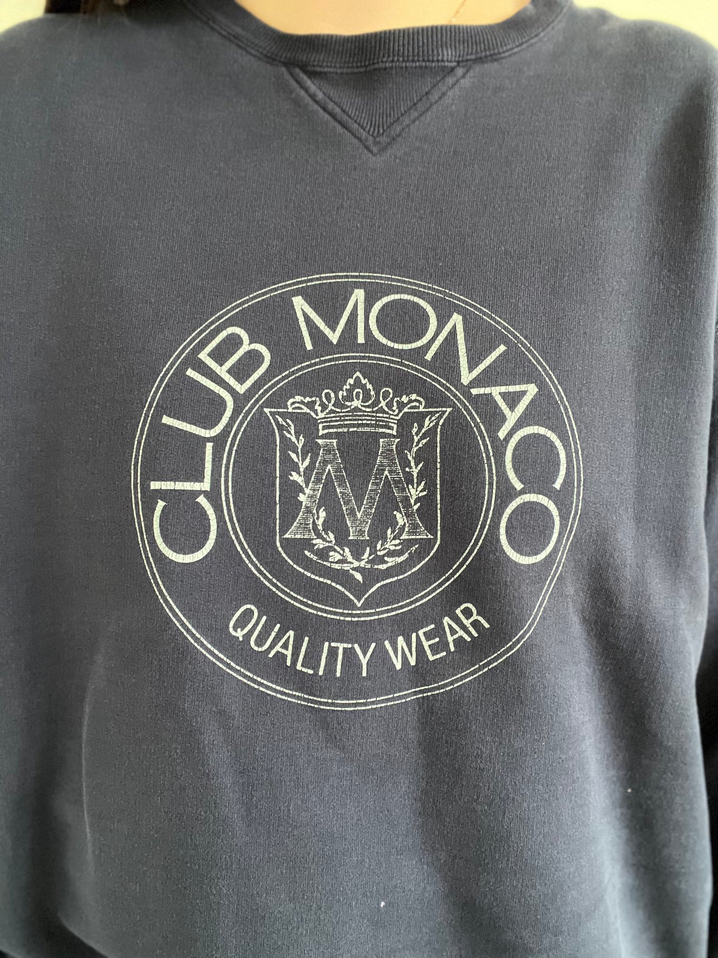 Vintage Club Monaco Heritage Crest Sweater - Mens L