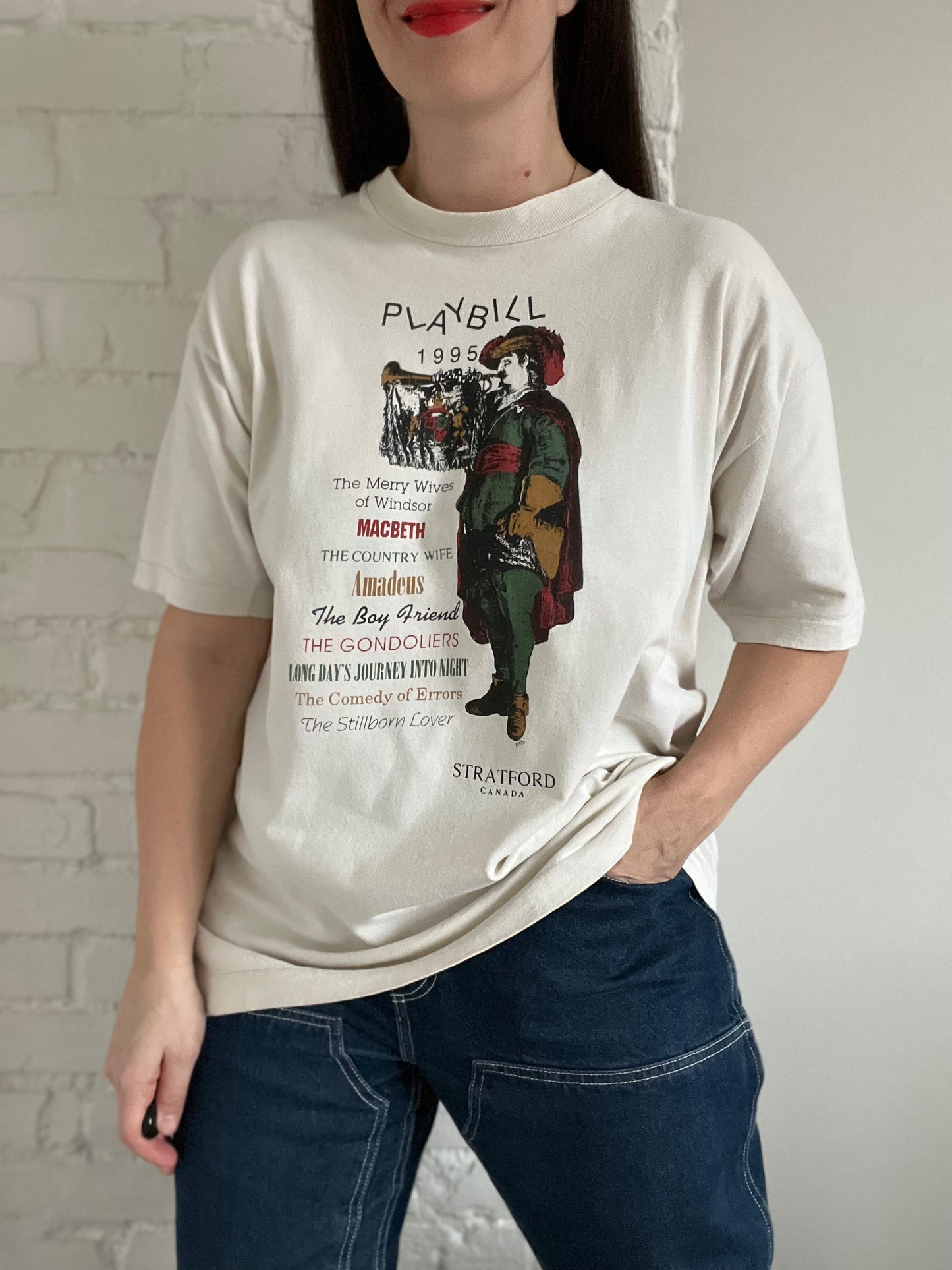 1995 Stratford Playbill T-shirt - XL