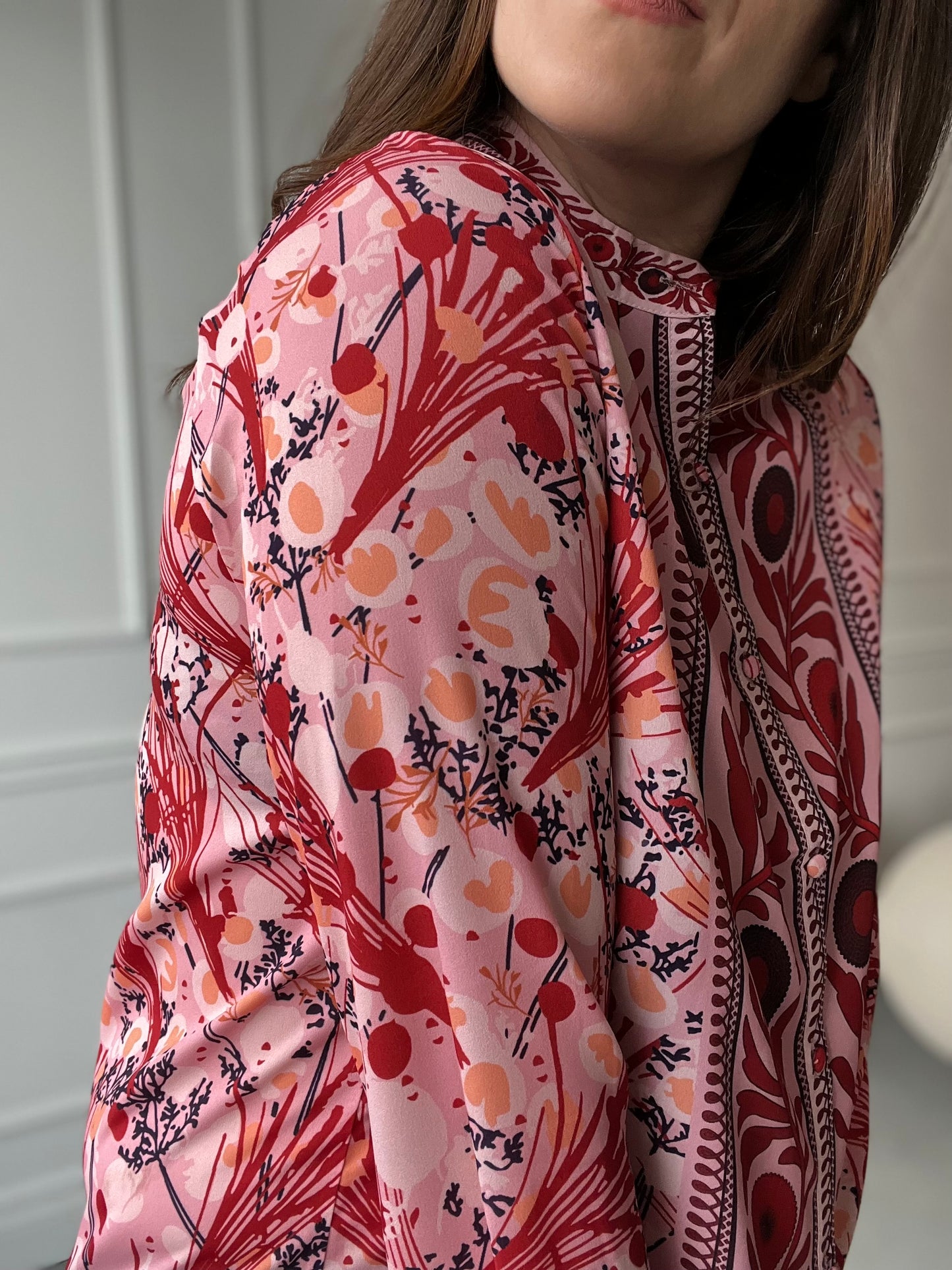 Abstract Love Blouse - Size M/L