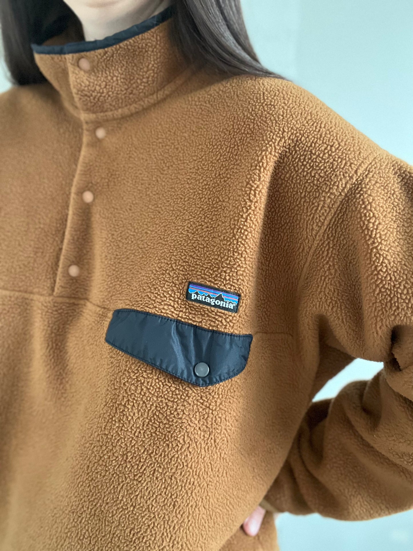 Caramel Patagonia Synchilla Fleece - Size XL