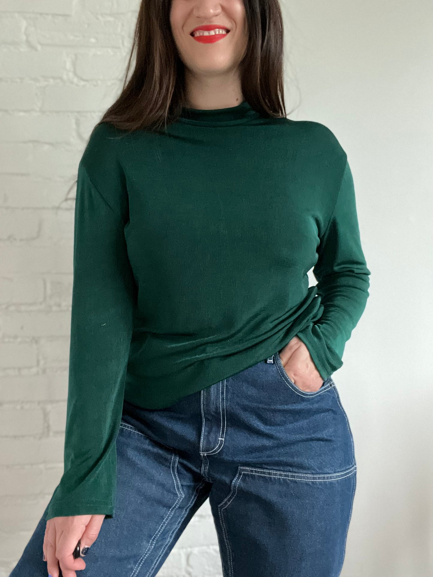 Forest Green Stretchy Top - XL/XXL