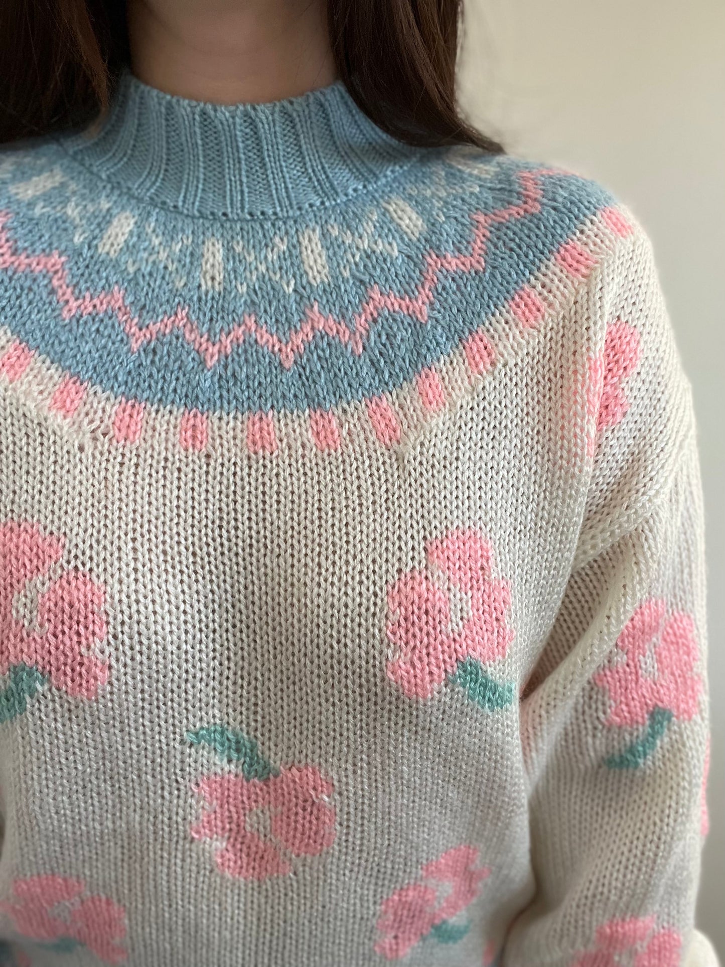 Après-Ski Cotton Candy Knit - L