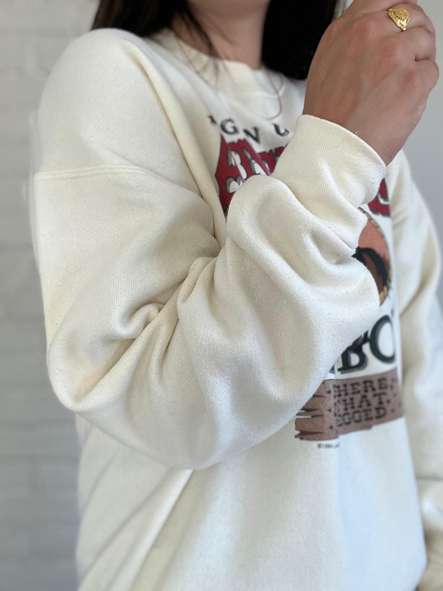 Antique Cowboy Sweater - Size L/XL