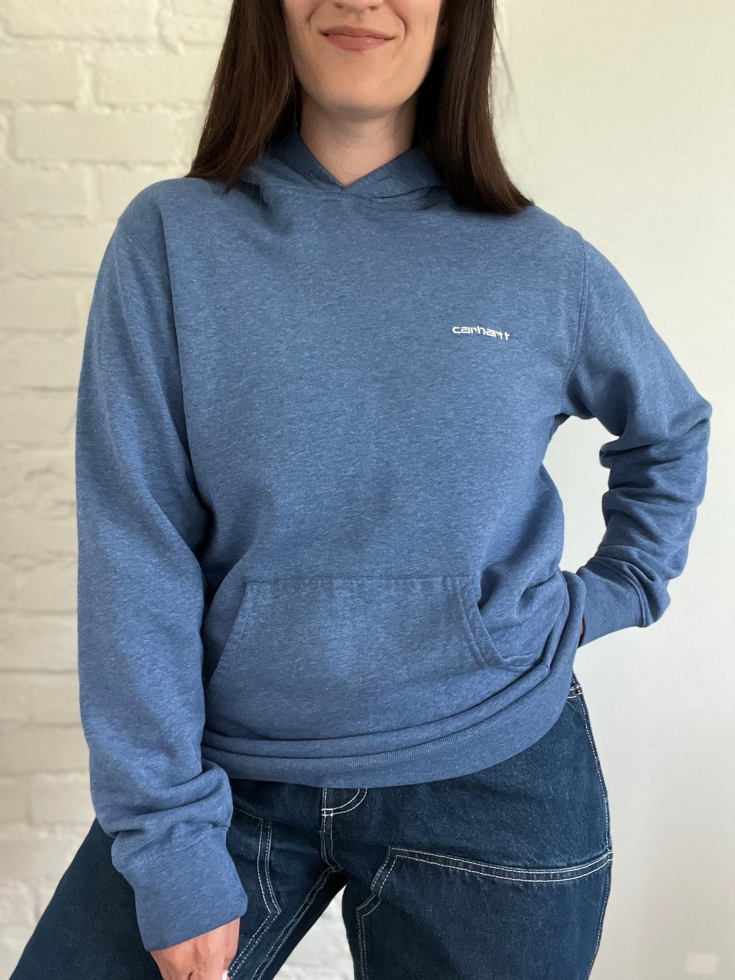 Blue Carhartt Hoodie  - Size M