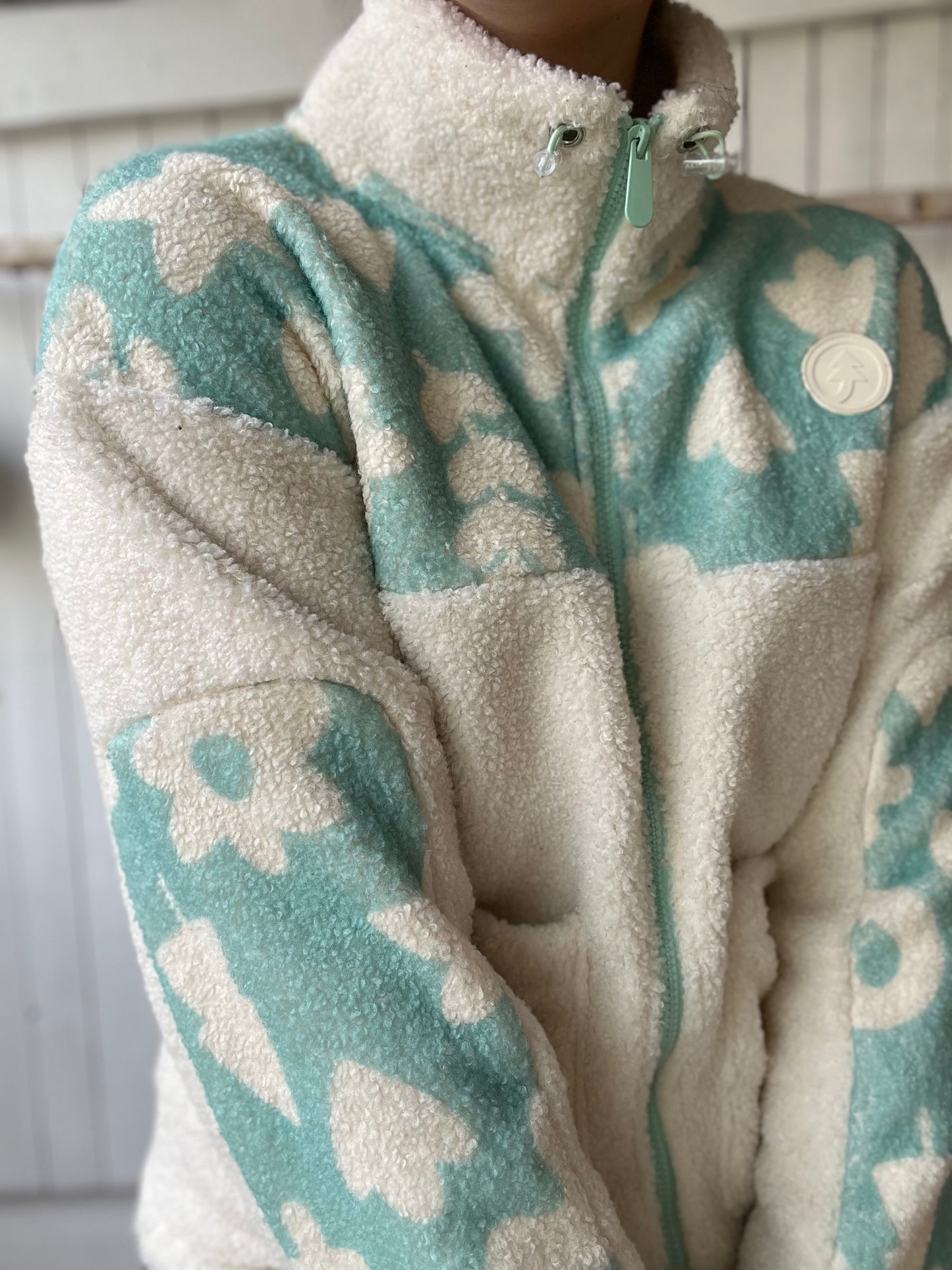 Creamy Mint Fleecer - Size S/M