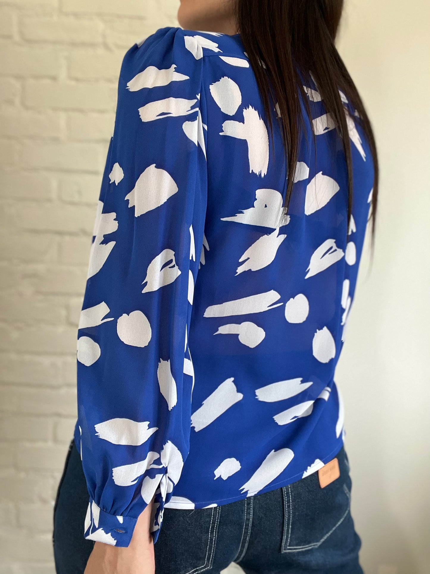 Abstract Art Blouse - Size M/L