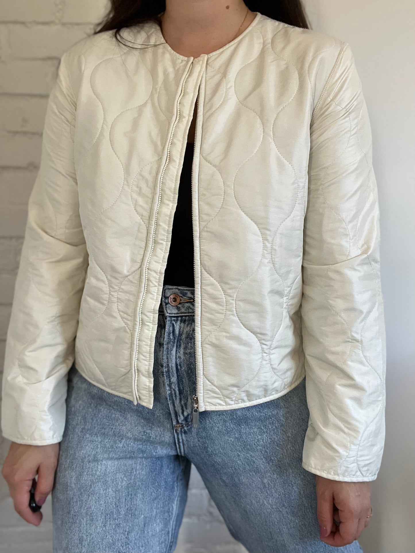 Puffer Fleece Neutral Jacket - Size S/M