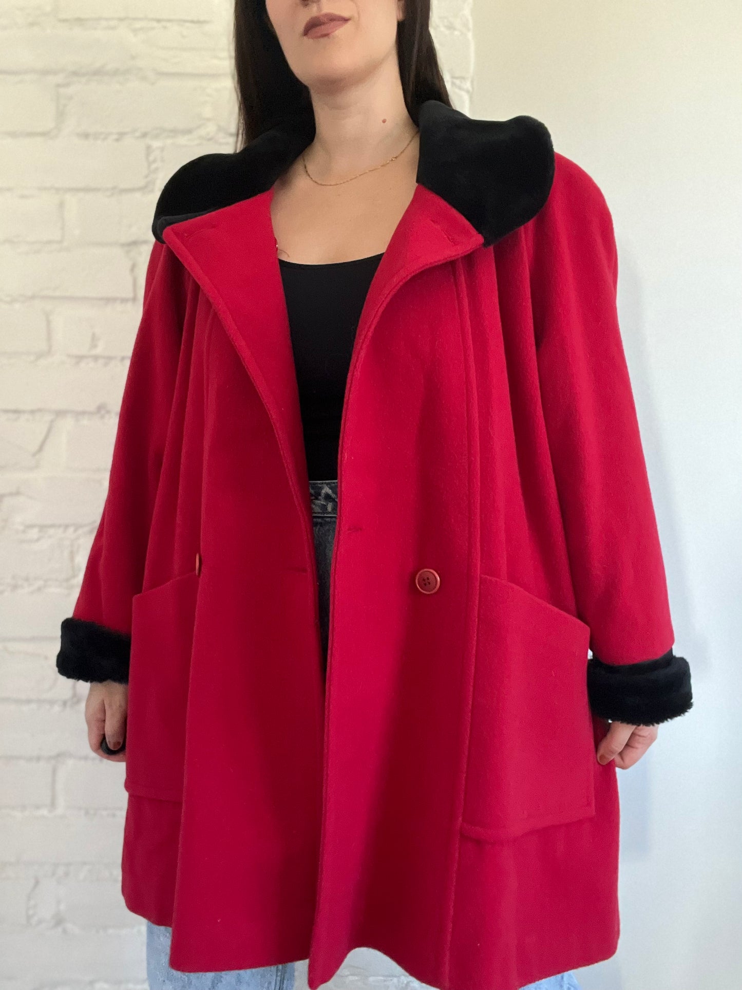 Bright Poppy Swing Jacket - Size L