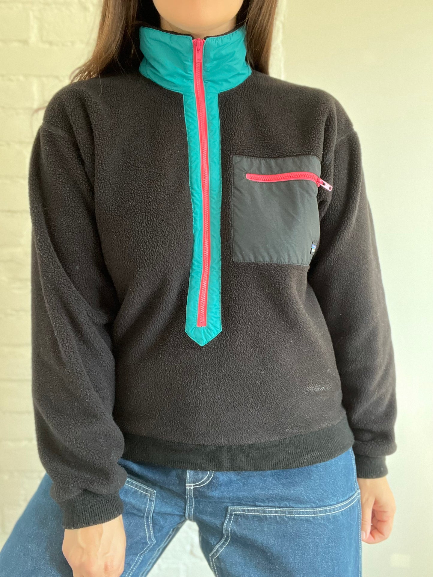Vintage 90s OG Neon Patagonia Fleece - Size S/M