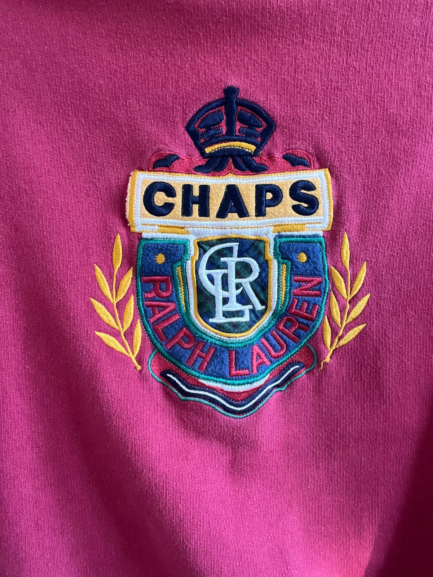 Ralph Lauren Chaps Emblem Sweater - Size S