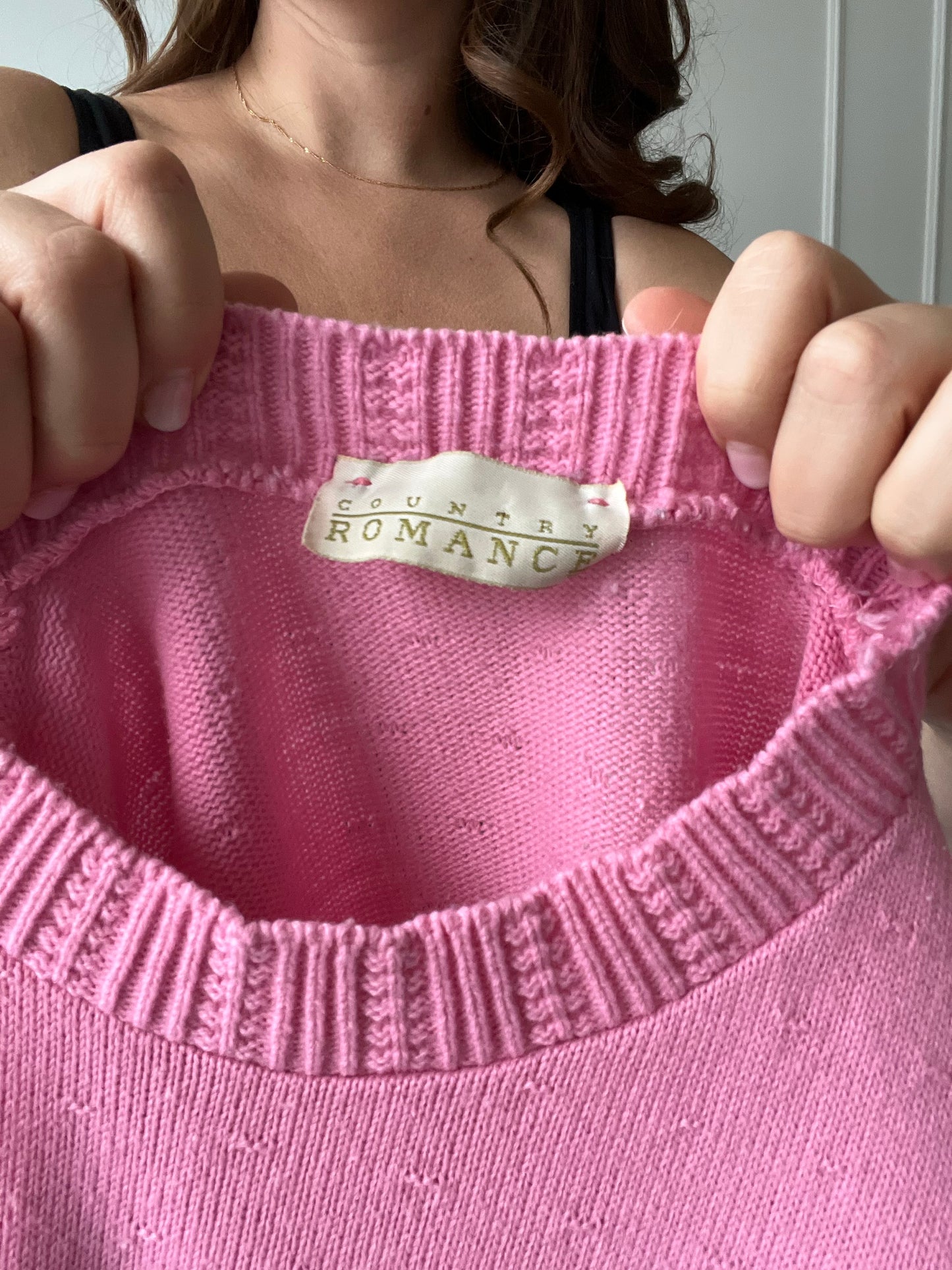 Bubblegum Country Knit  - Size L