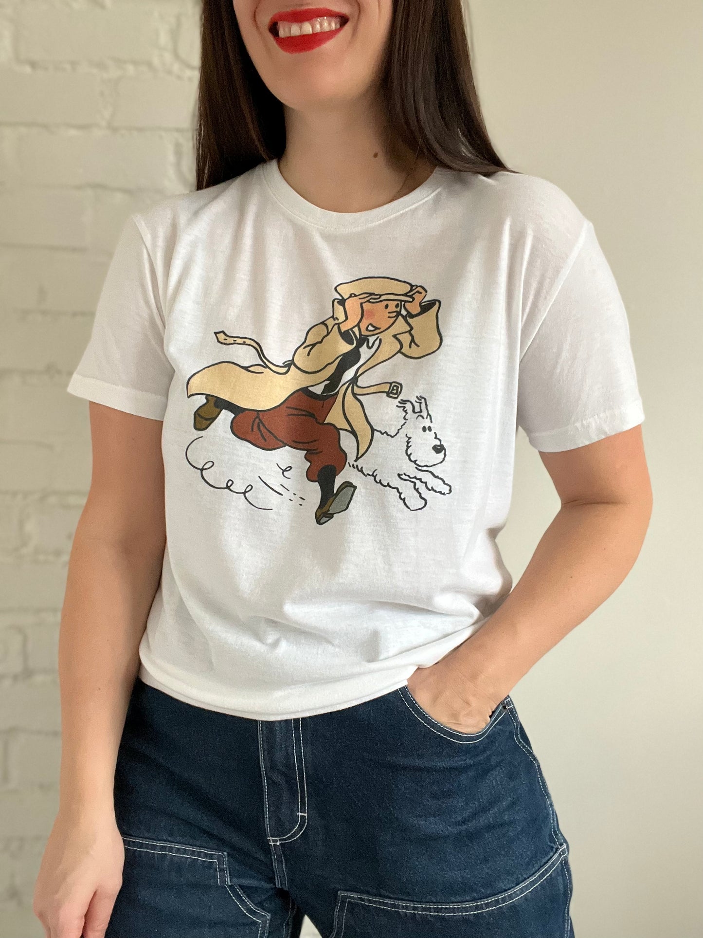 Classic Adventures of Tin Tin T-shirt - M