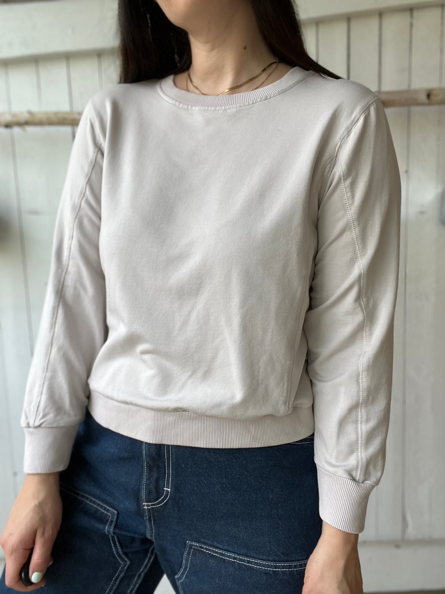 French Terry Luxe Sweatshirt - Size S