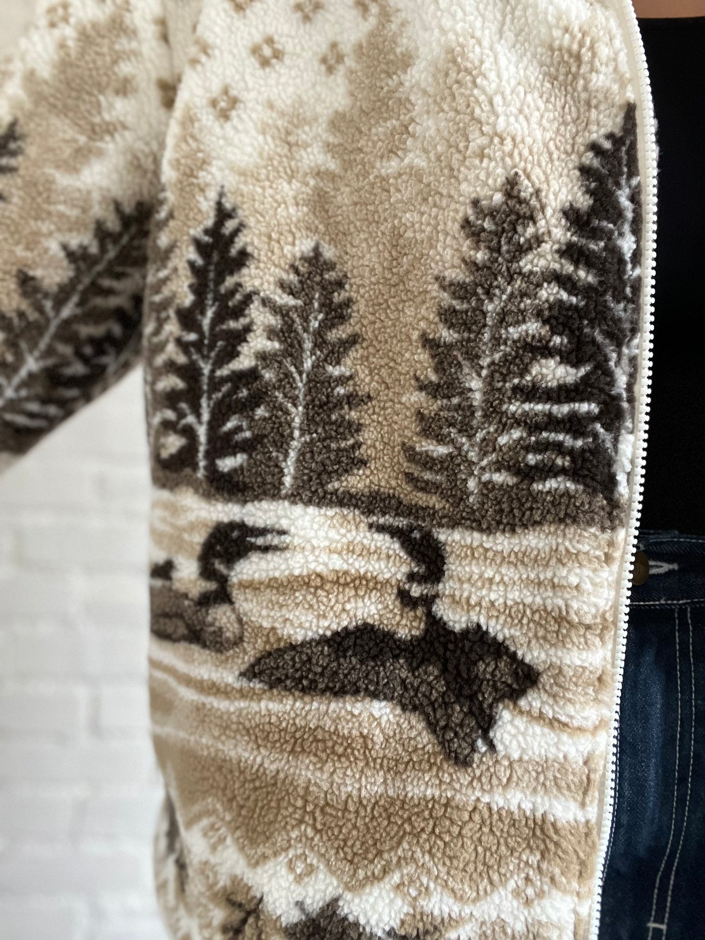 Northern Reflections Loon Fleece Jacket - Size XL