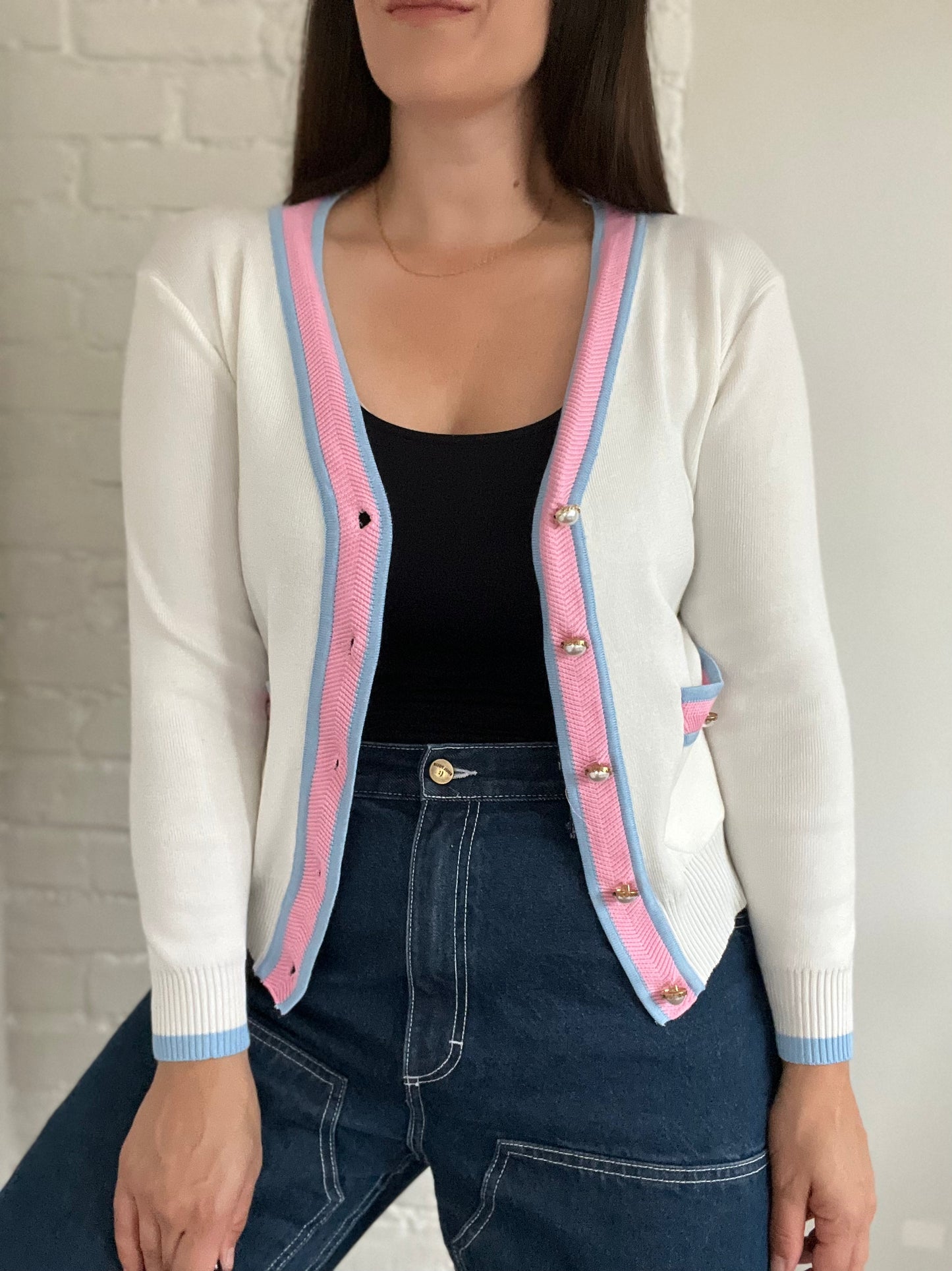Cotton Candy Vintage Cardigan - Size M
