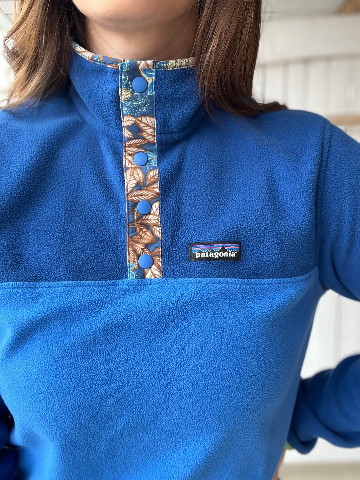 Abstract Patagonia Synchilla Fleece - Size M