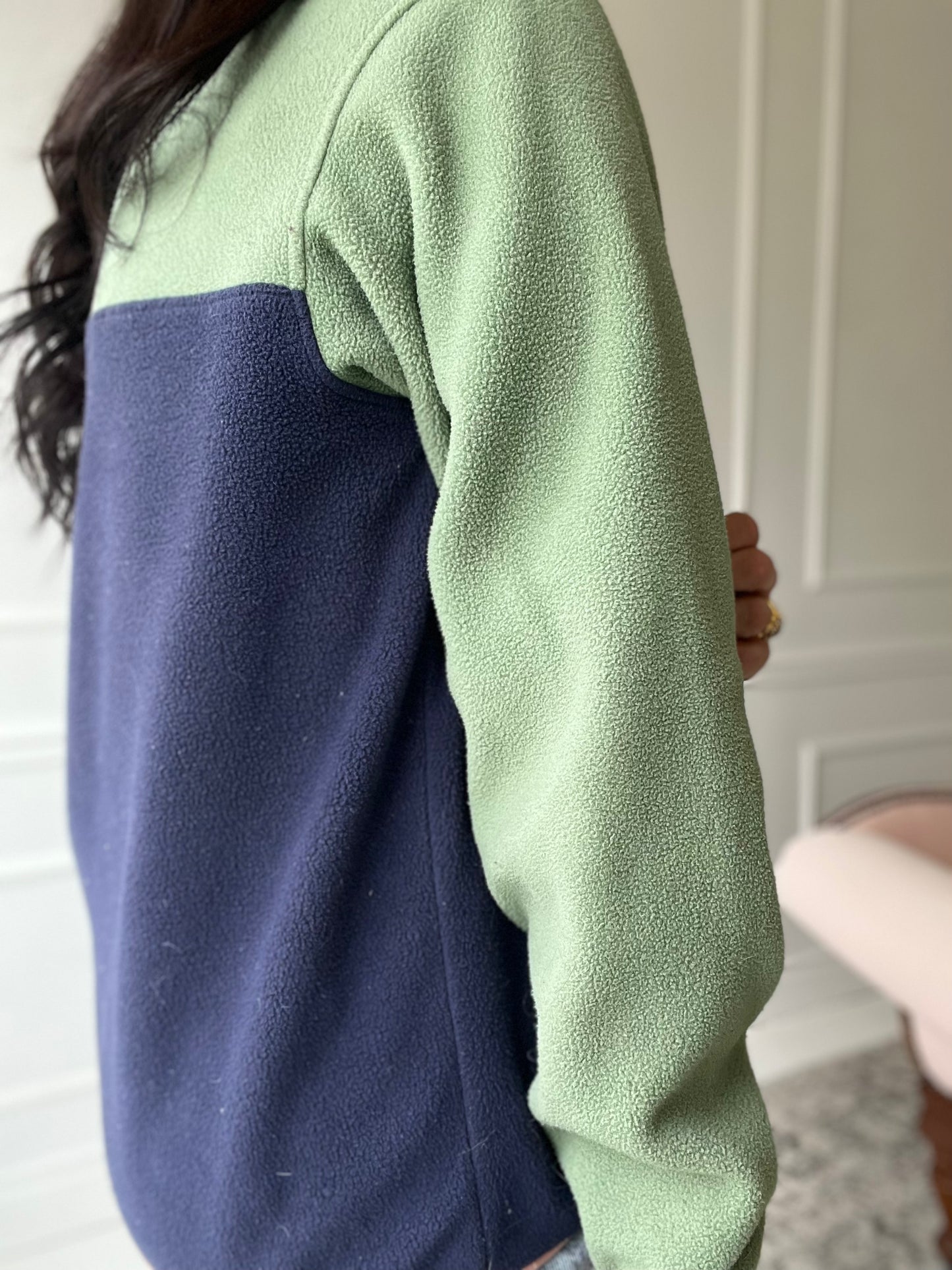 Patagonia Synchilla Sage & Pink - Size L