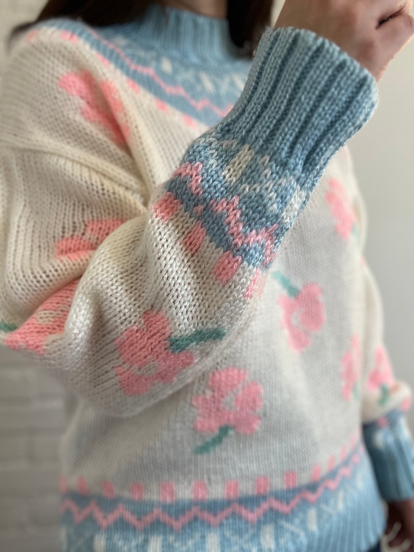 Après-Ski Cotton Candy Knit - L