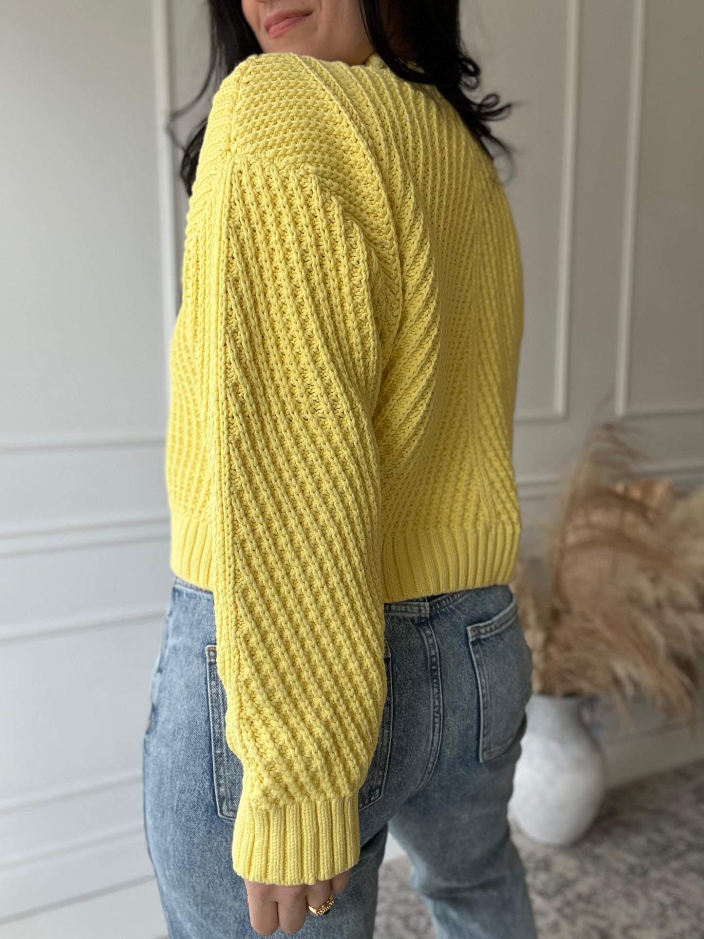 Extra Chunky Sunshine Sweater - Size S