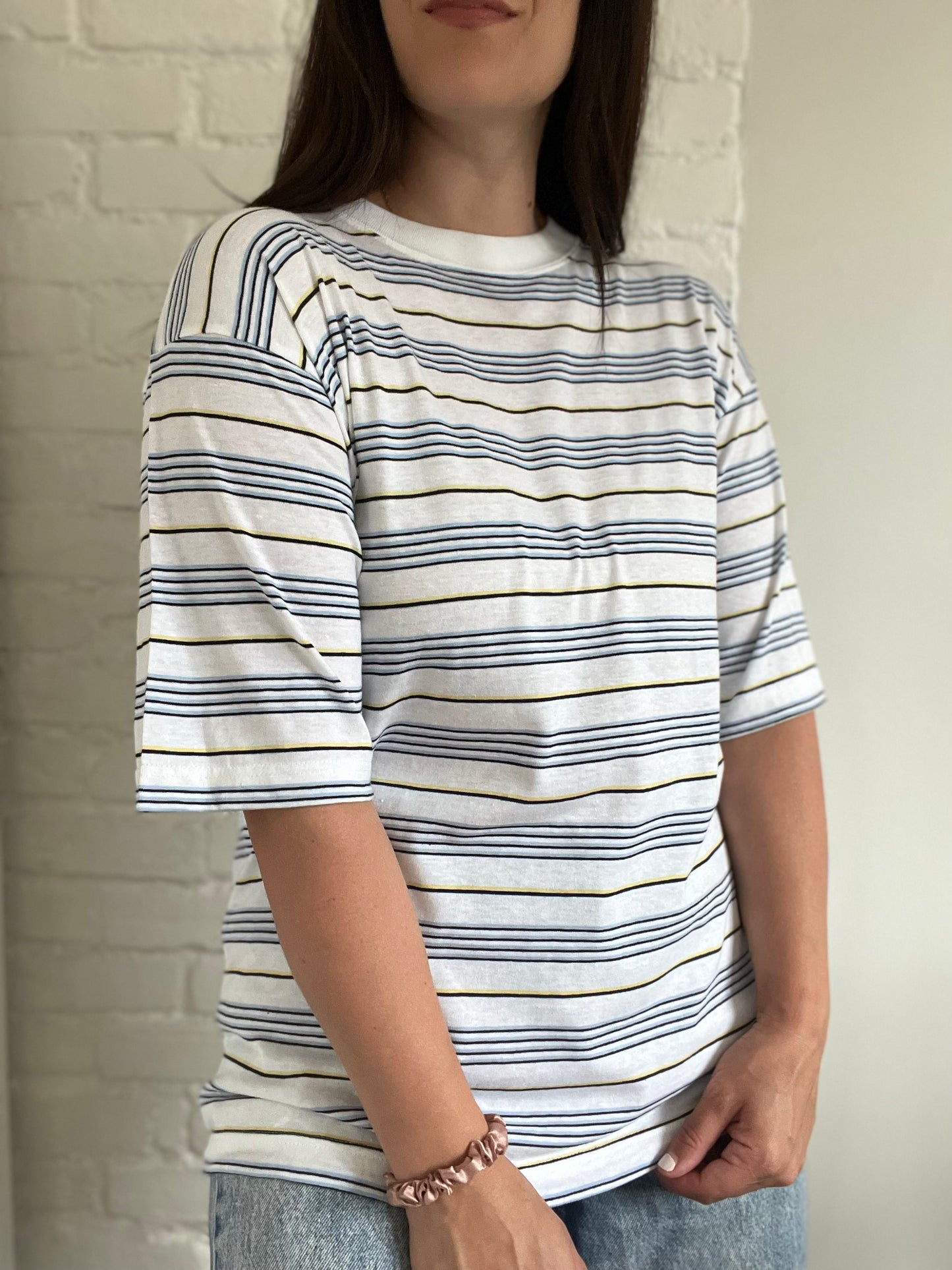 Striped Cotton T-shirt - Size M