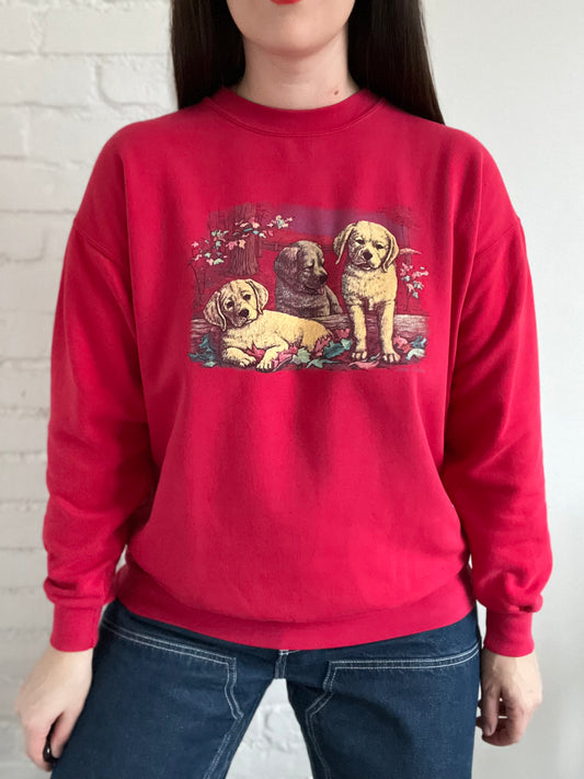 Northern Reflections Puppies Sweater - L