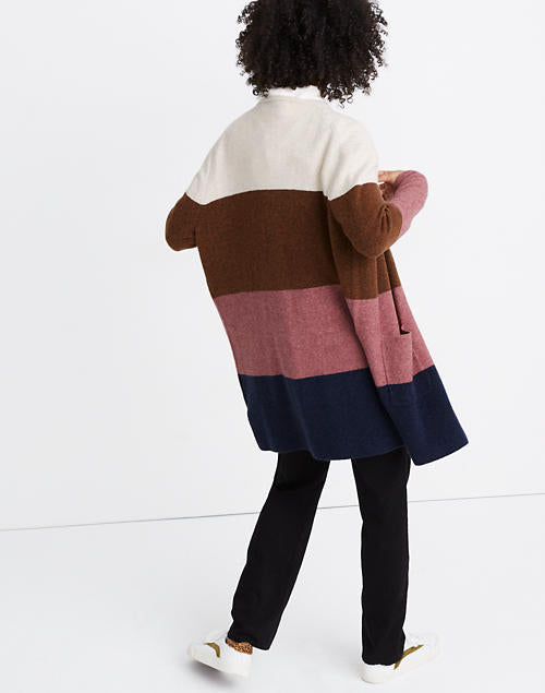 Madwell Kent Striped Cardigan - Size M