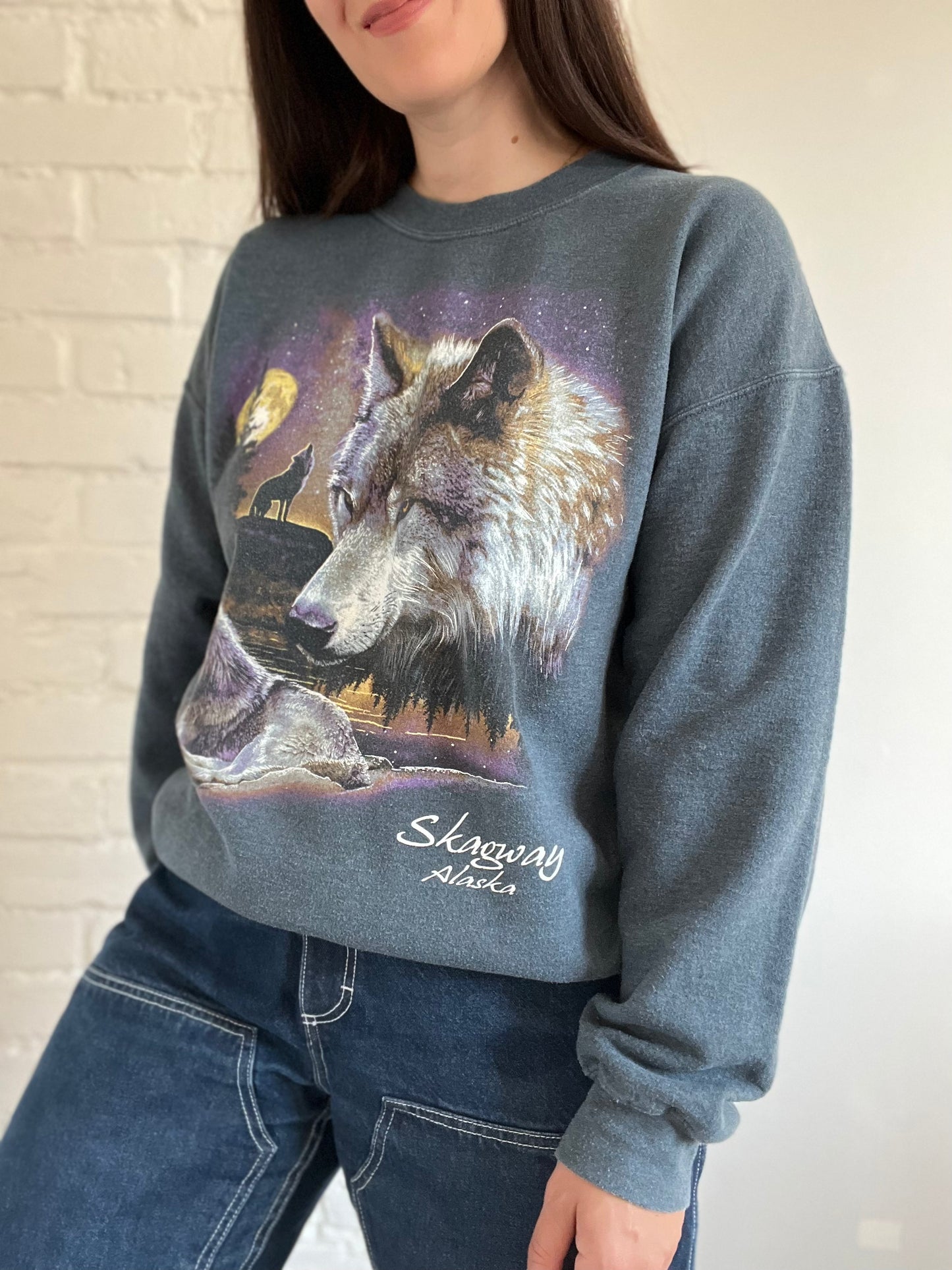 Alaska Wolf Sweater - Size XL