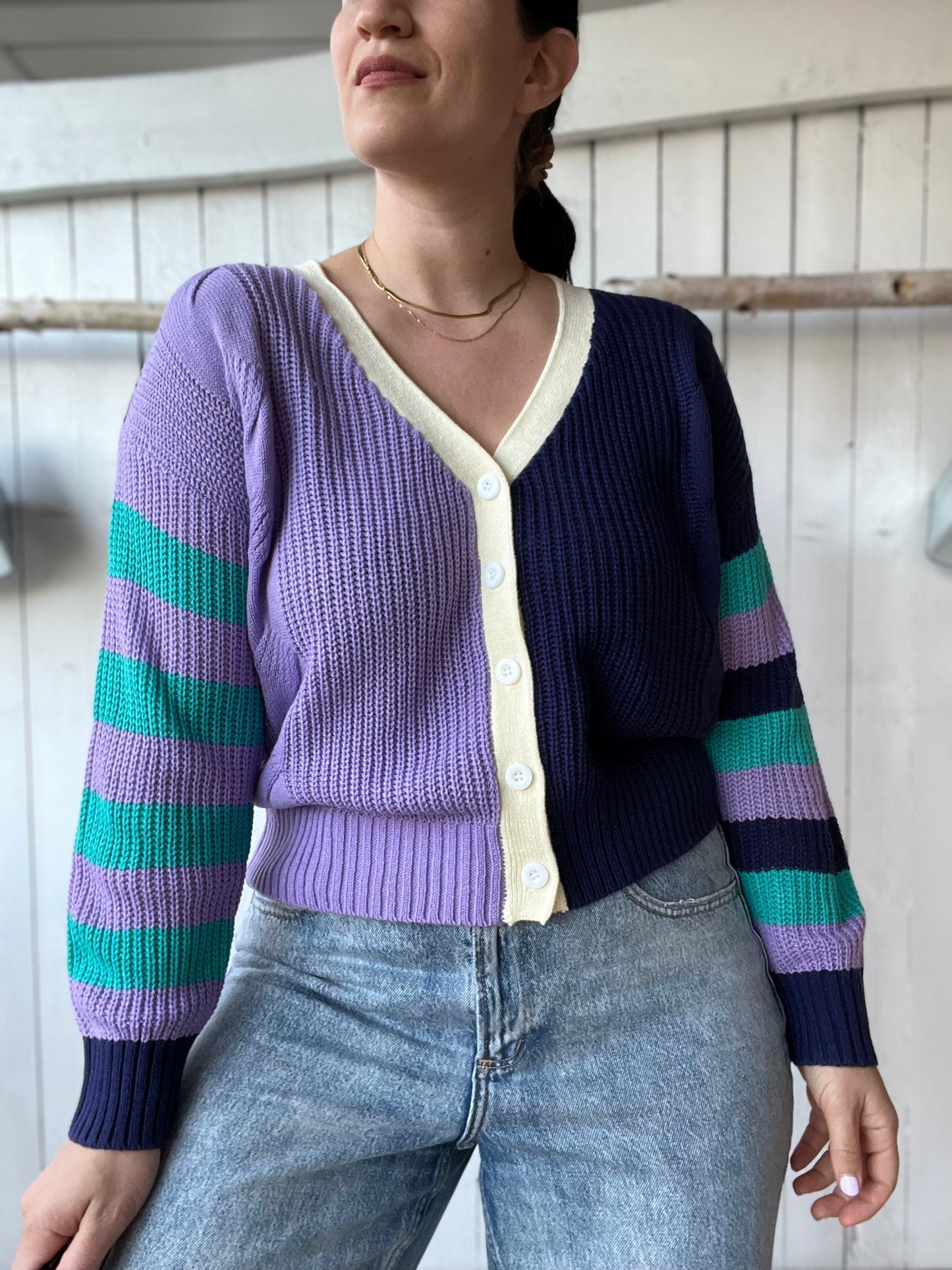 Preppy Cardigan - Size M