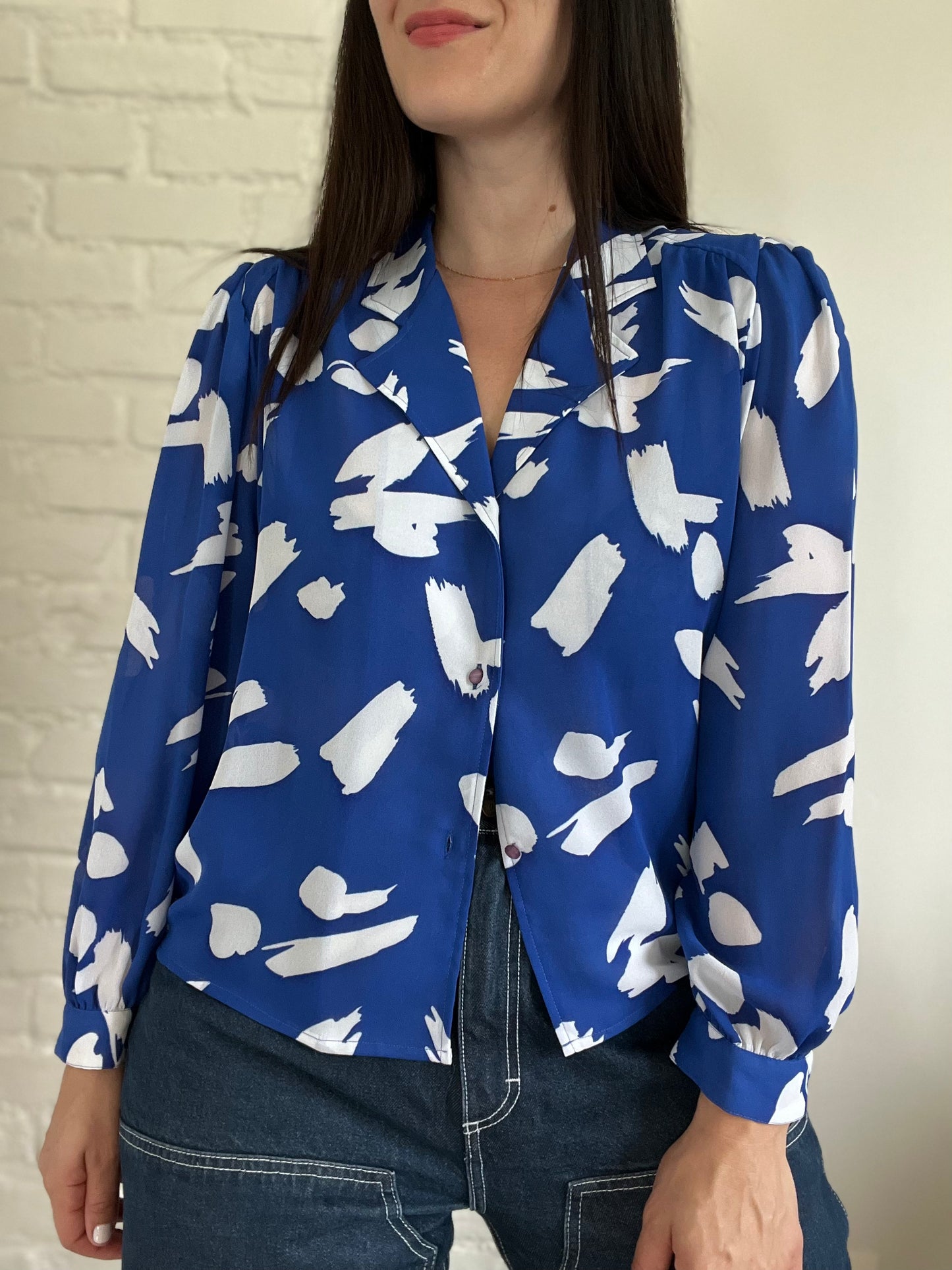 Abstract Art Blouse - Size M/L