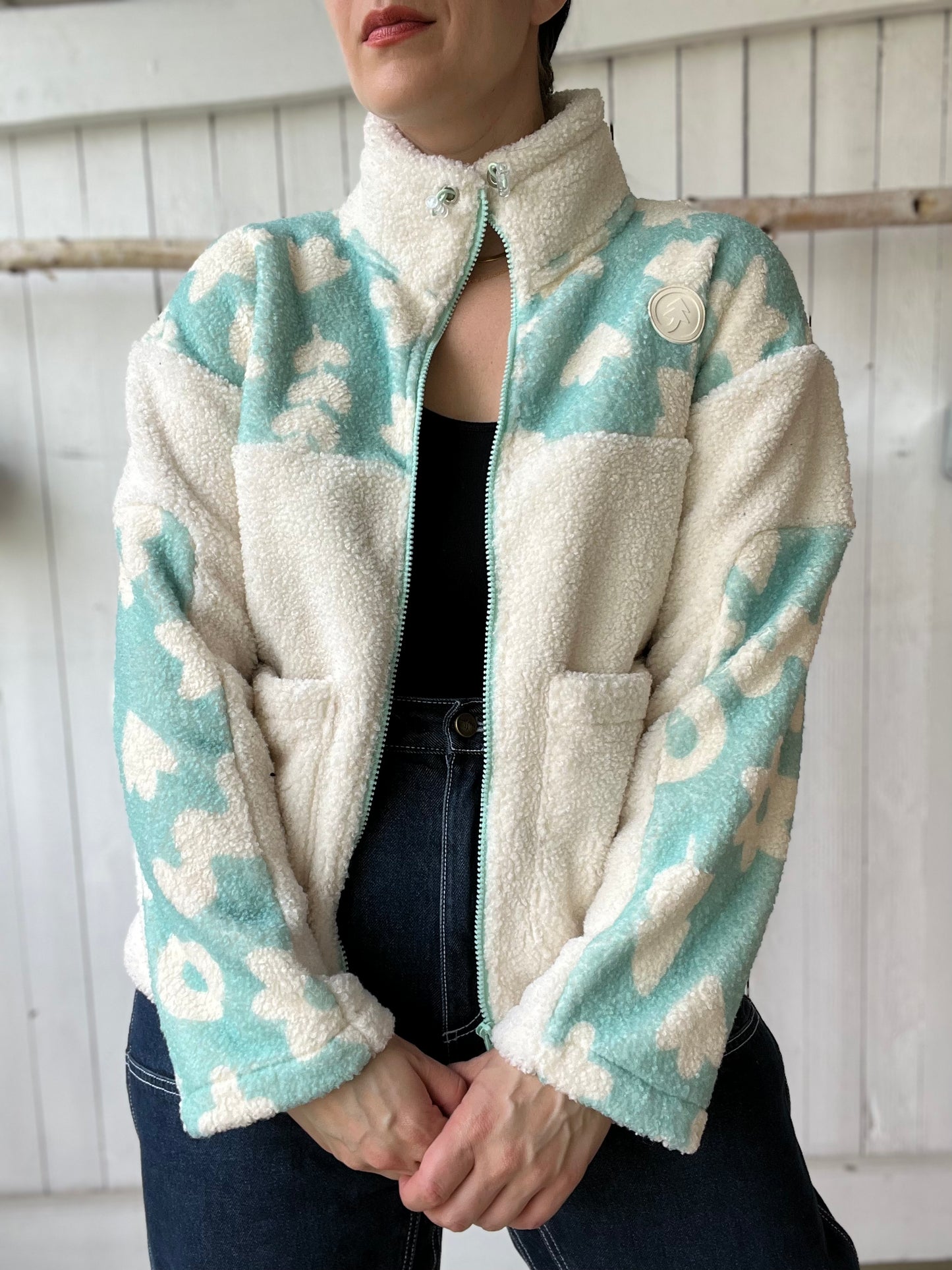 Creamy Mint Fleecer - Size S/M