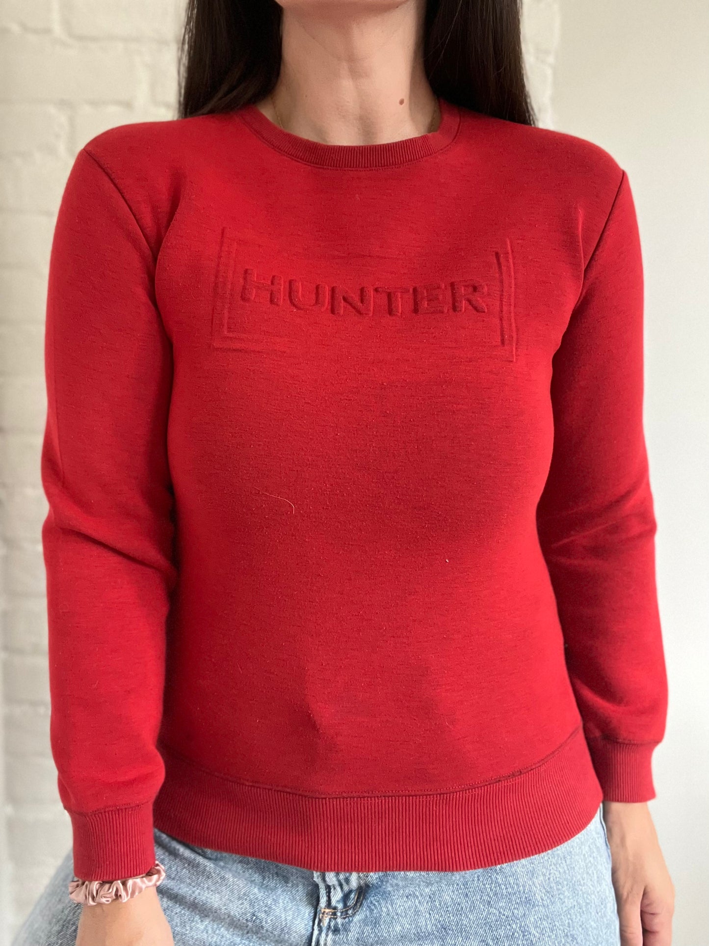Cherry Red Hunter Crewneck - Size XS/S