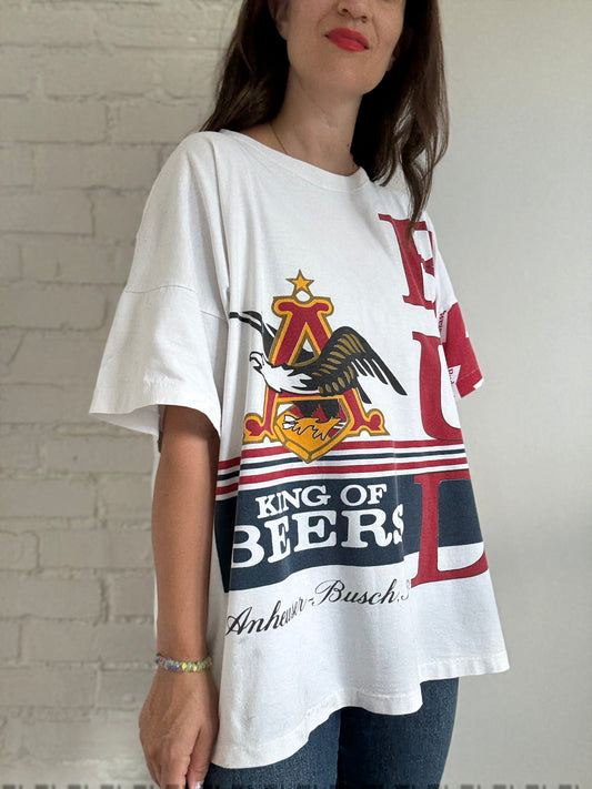1996 Vintage Budweiser T-Shirt - Size XXL