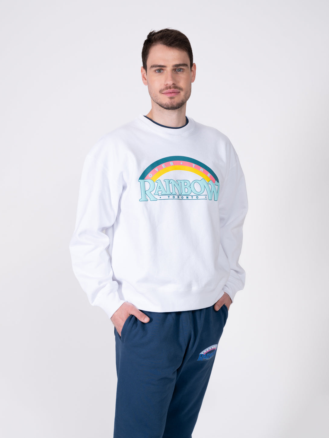 Unisex Benson x Rainbow Crew Sweat Top - Size L