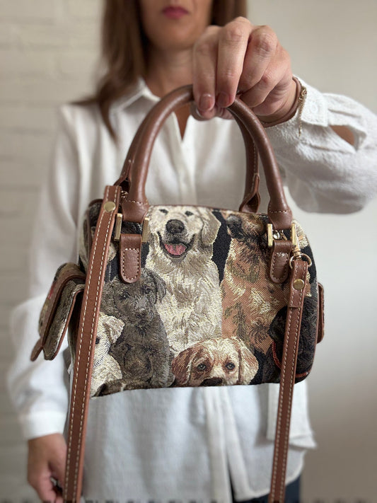 Labrador Canvas Bucket Purse