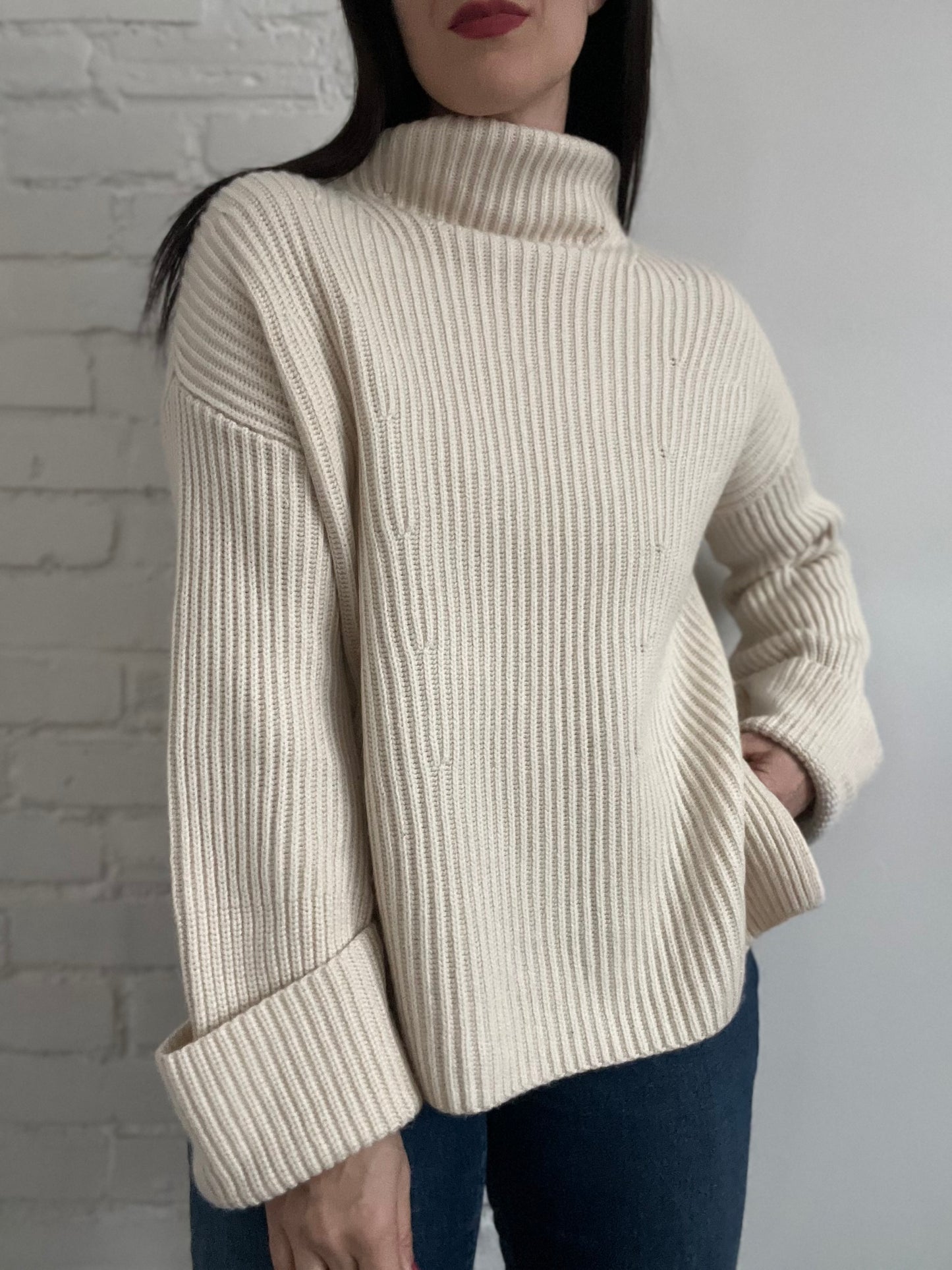 Cashmere Turtleneck Sweater - S (oversized)