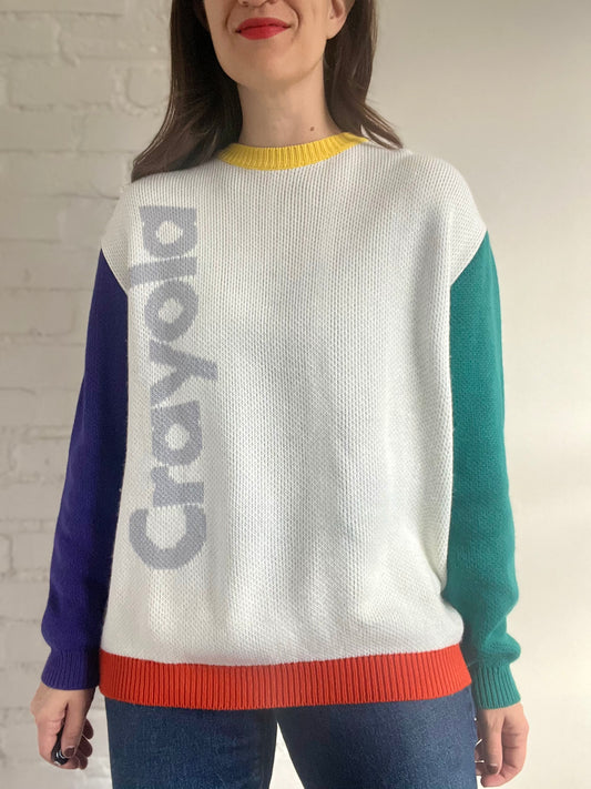 Crayola Knit Sweater - L