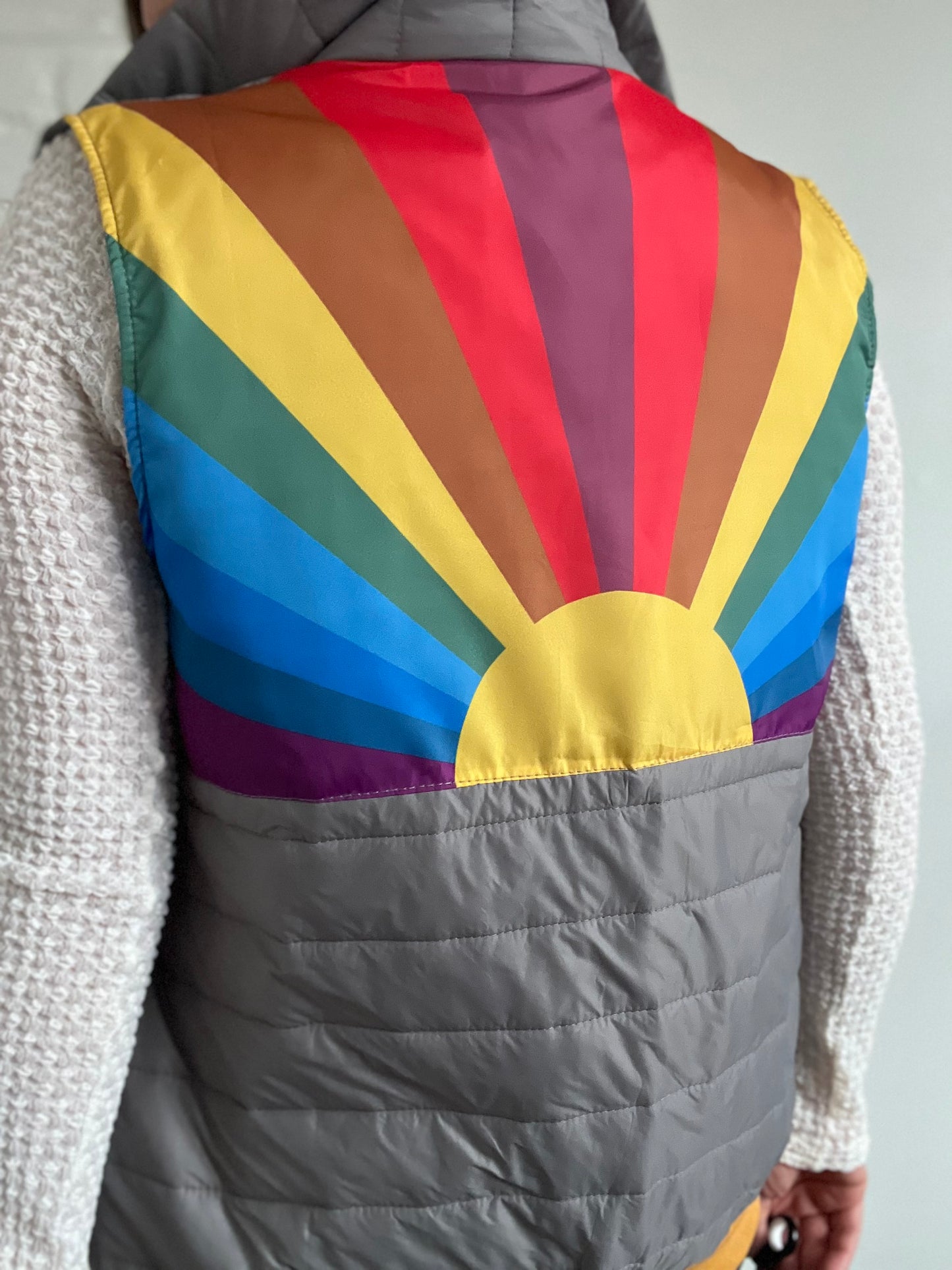 Sunburst Puff Vest - S/M