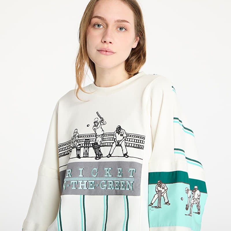 Retro Adidas Cricket Crew Sweatshirt - Size Large