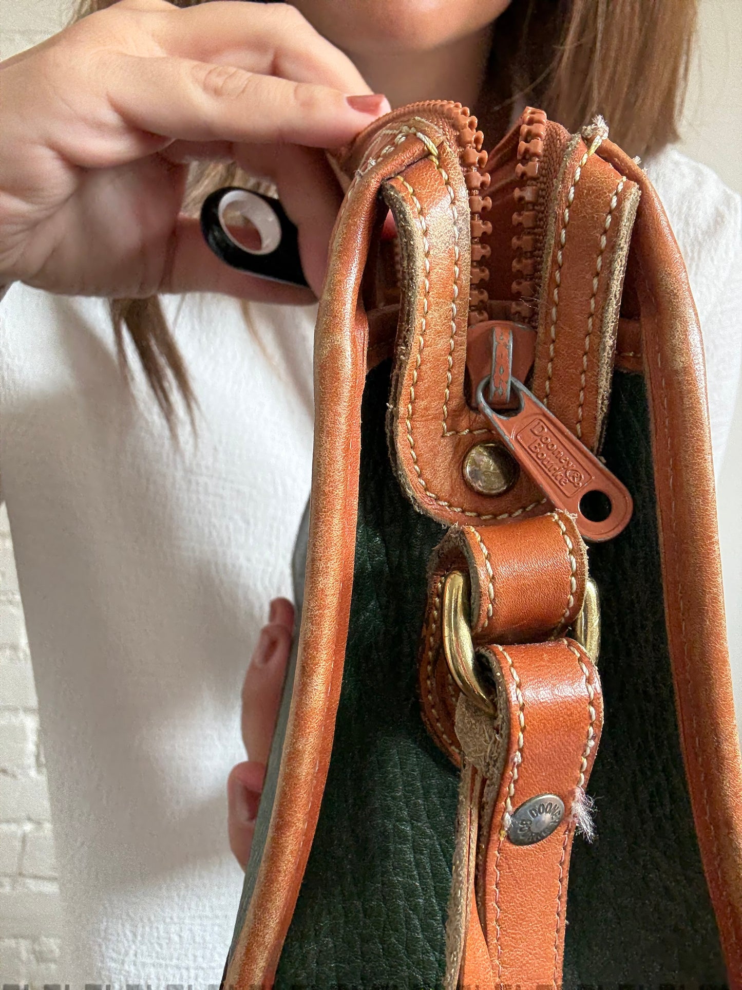 Vintage Dooney & Bourke Leather Crossbody