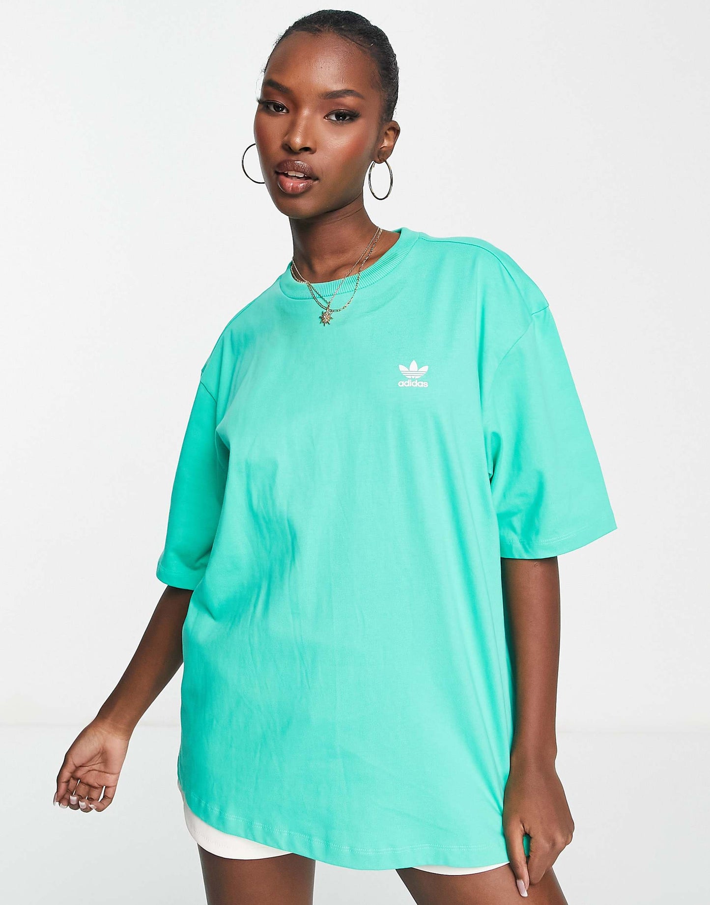 NEW adidas Originals Green T-Shirt - Size M (oversized)