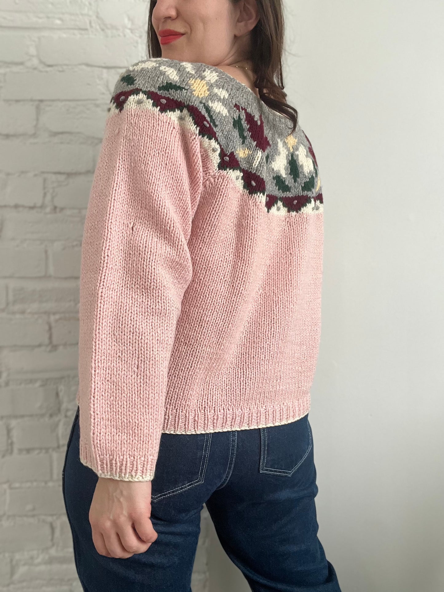 Pink Apres Ski Knit - S/M