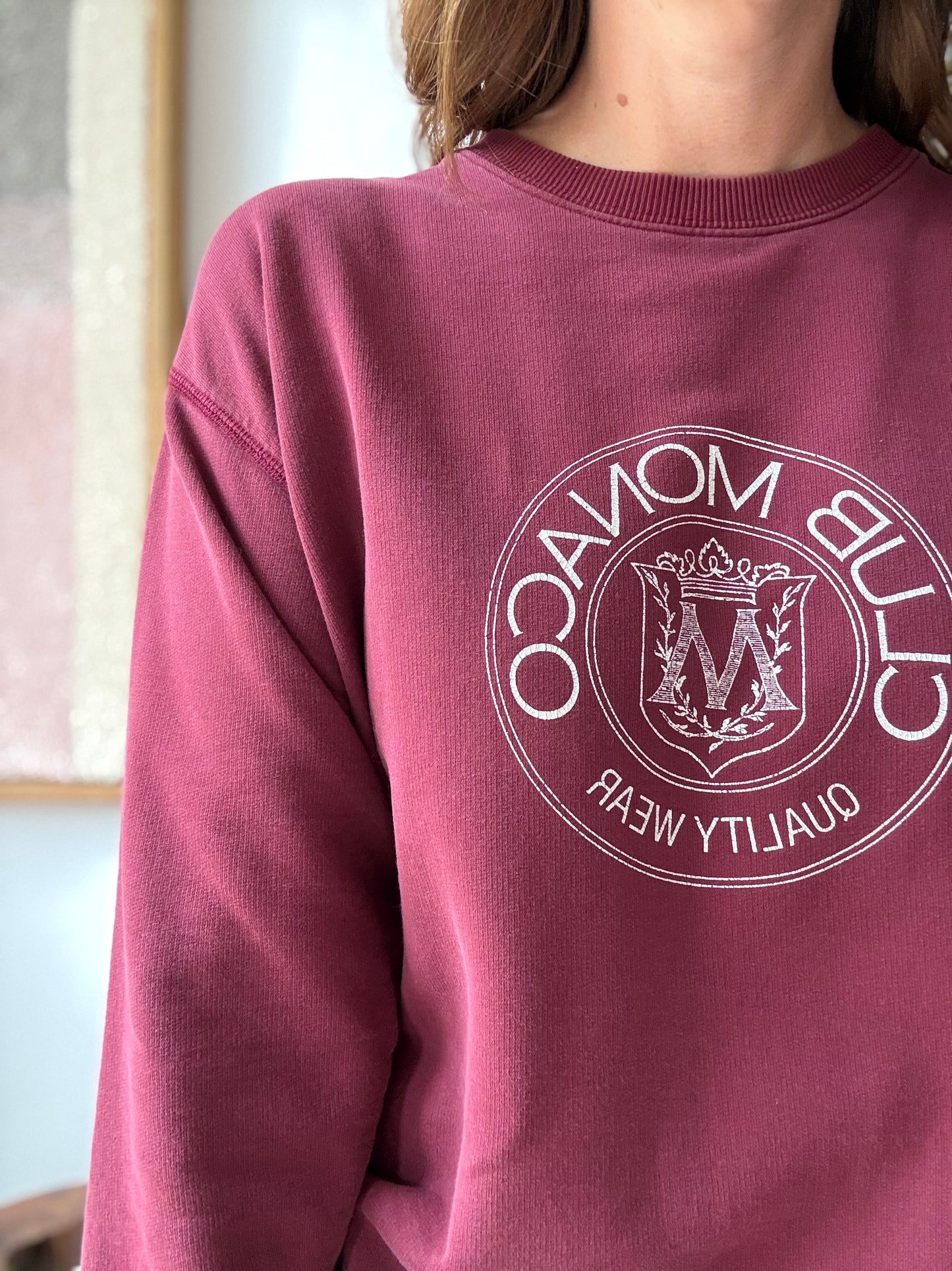 Vintage Club Monaco Crest Sweatshirt - Size S/M