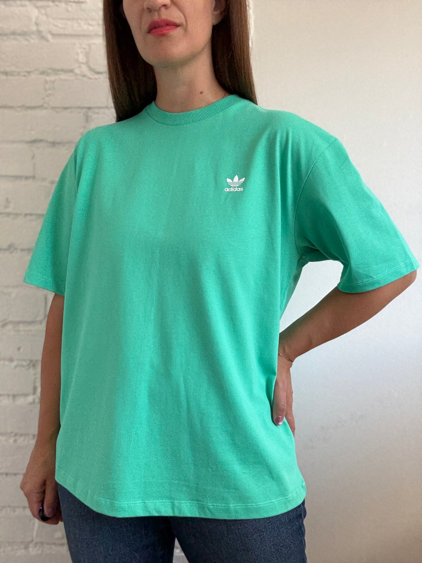 NEW adidas Originals Green T-Shirt - Size M (oversized)